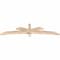 Ekena Millwork Davenport Smooth Timber Gable Bracket, Douglas Fir, 84"W x 21"H x 3 1/2"D x 3 1/2"F, 6/12 Pitch GBW084X21X0404DAV00SDF - alternate 5